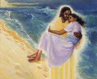 weary jesus carrying